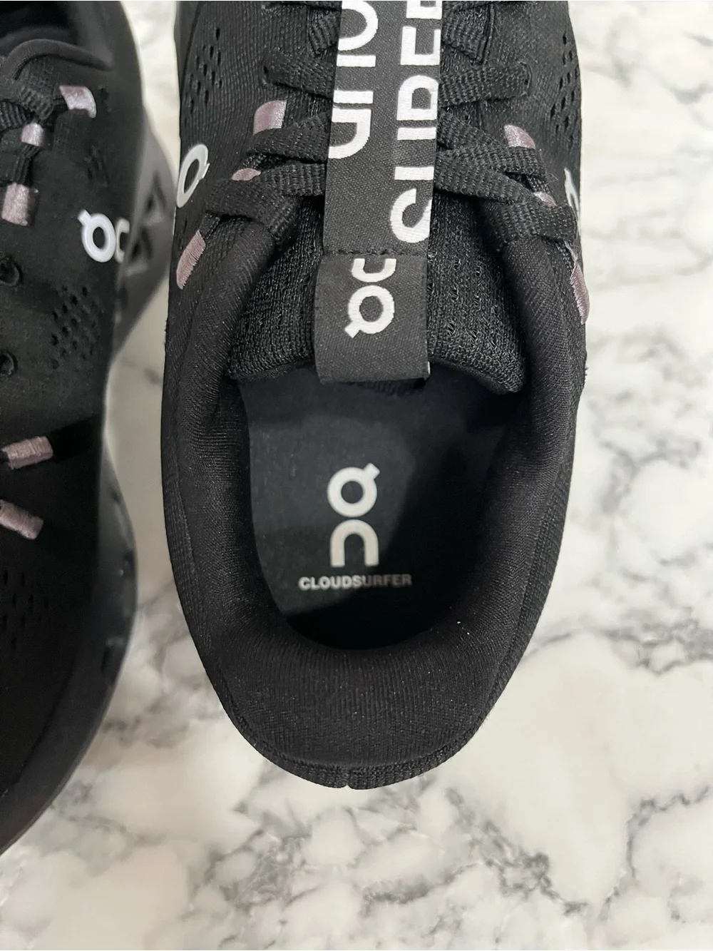 ON Cloudsurfer Women’s All Black Running Shoes Size 9.5